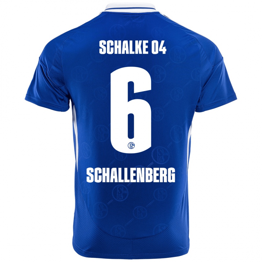 Hombre Camiseta Ron Schallenberg #6 Azul Real 1ª Equipación 2024/25 La Camisa Chile