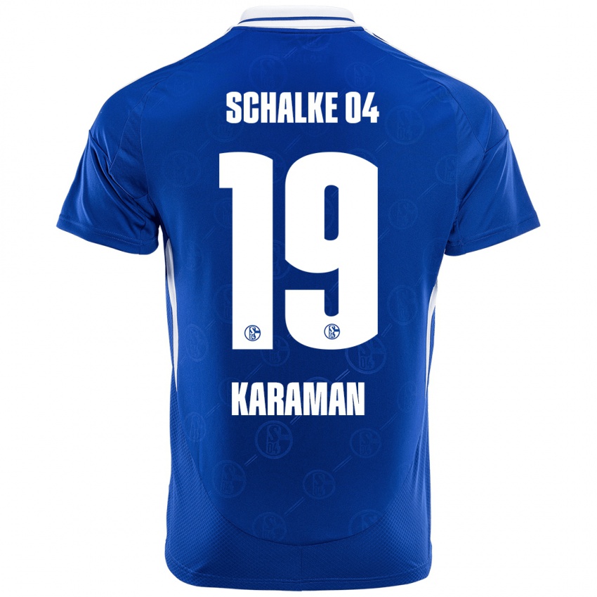 Hombre Camiseta Kenan Karaman #19 Azul Real 1ª Equipación 2024/25 La Camisa Chile