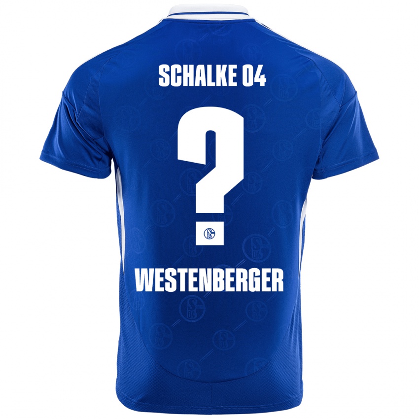 Hombre Camiseta Noel Westenberger #0 Azul Real 1ª Equipación 2024/25 La Camisa Chile