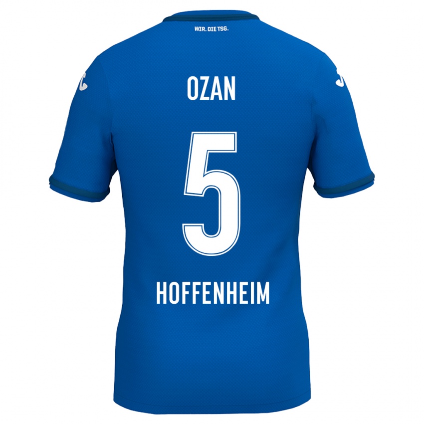 Hombre Camiseta Ozan Kabak #5 Azul Real 1ª Equipación 2024/25 La Camisa Chile