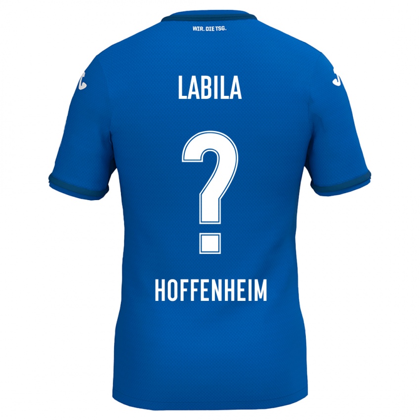 Hombre Camiseta Daniel Labila #0 Azul Real 1ª Equipación 2024/25 La Camisa Chile