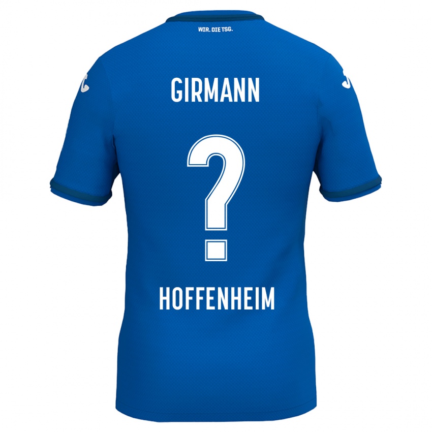 Hombre Camiseta David Girmann #0 Azul Real 1ª Equipación 2024/25 La Camisa Chile