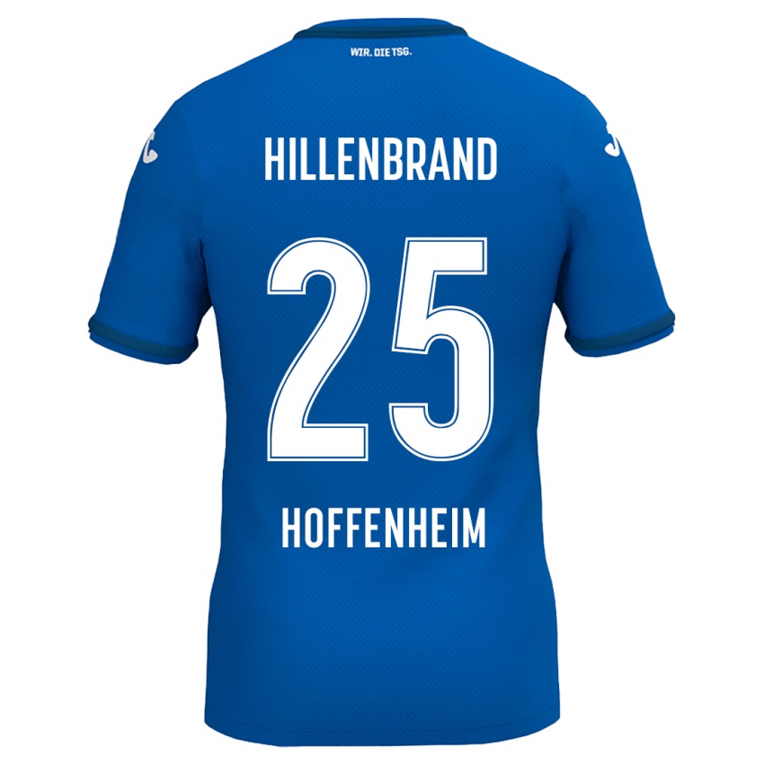 Hombre Camiseta Jack Hillenbrand #25 Azul Real 1ª Equipación 2024/25 La Camisa Chile