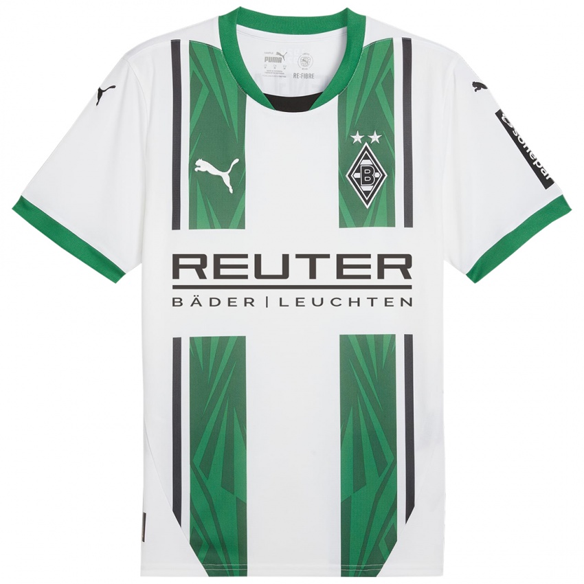 Hombre Camiseta Abdullah Iletmis #0 Blanco Verde 1ª Equipación 2024/25 La Camisa Chile