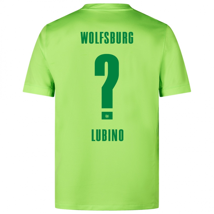 Hombre Camiseta Francesco Lubino #0 Verde Fluorescente 1ª Equipación 2024/25 La Camisa Chile