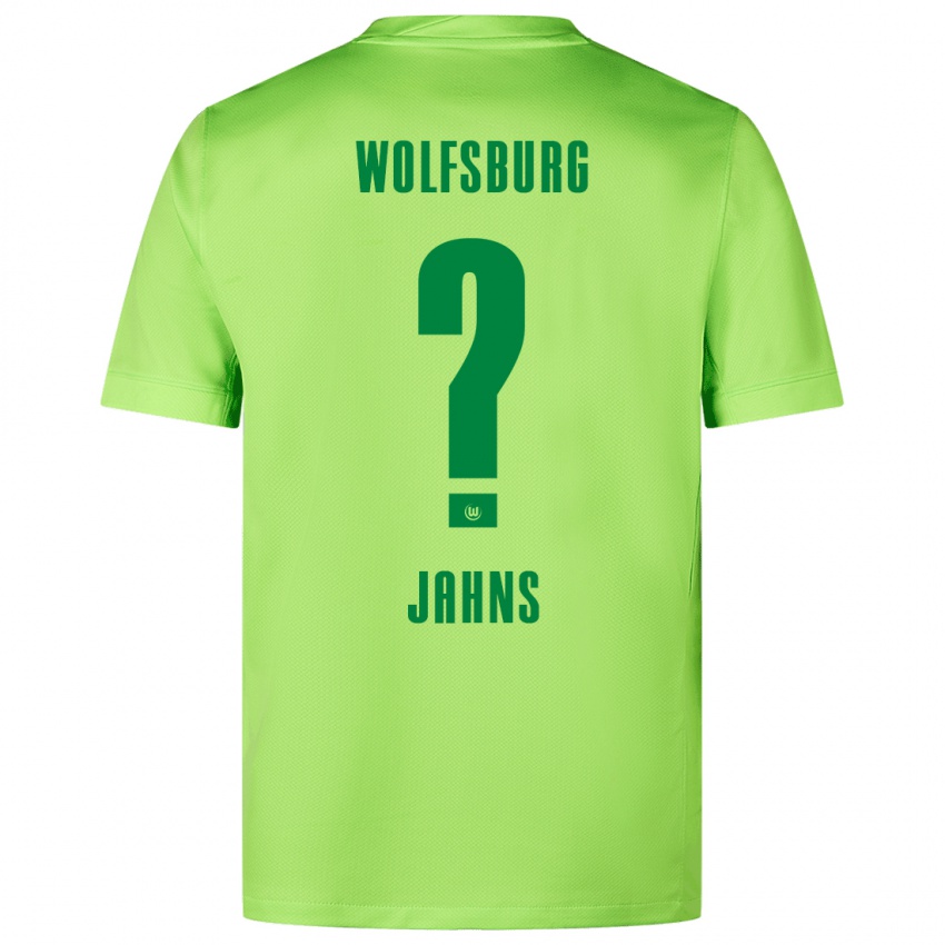 Hombre Camiseta Stefan Jahns #0 Verde Fluorescente 1ª Equipación 2024/25 La Camisa Chile