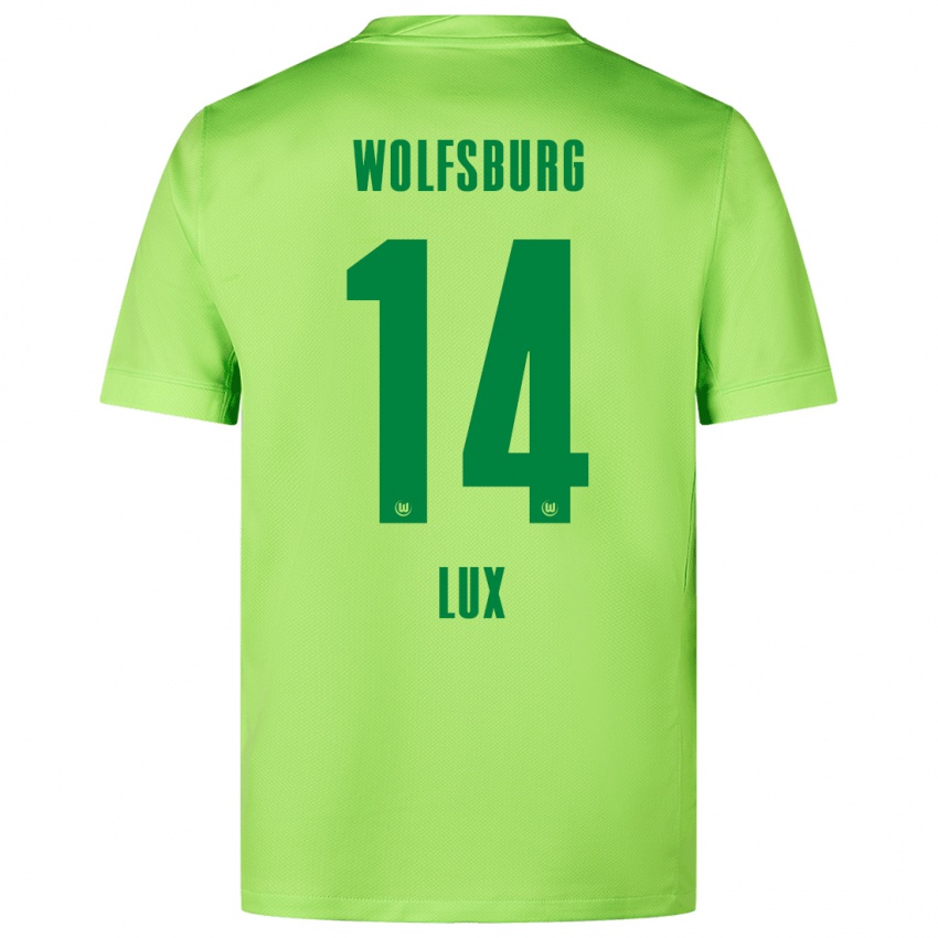 Hombre Camiseta Finn-Marco Lux #14 Verde Fluorescente 1ª Equipación 2024/25 La Camisa Chile