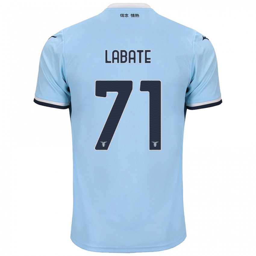 Hombre Camiseta Camilla Labate #71 Azul 1ª Equipación 2024/25 La Camisa Chile