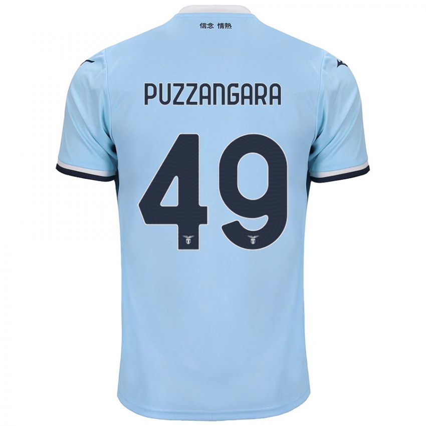 Hombre Camiseta Angelo Antonio Puzzangara #49 Azul 1ª Equipación 2024/25 La Camisa Chile