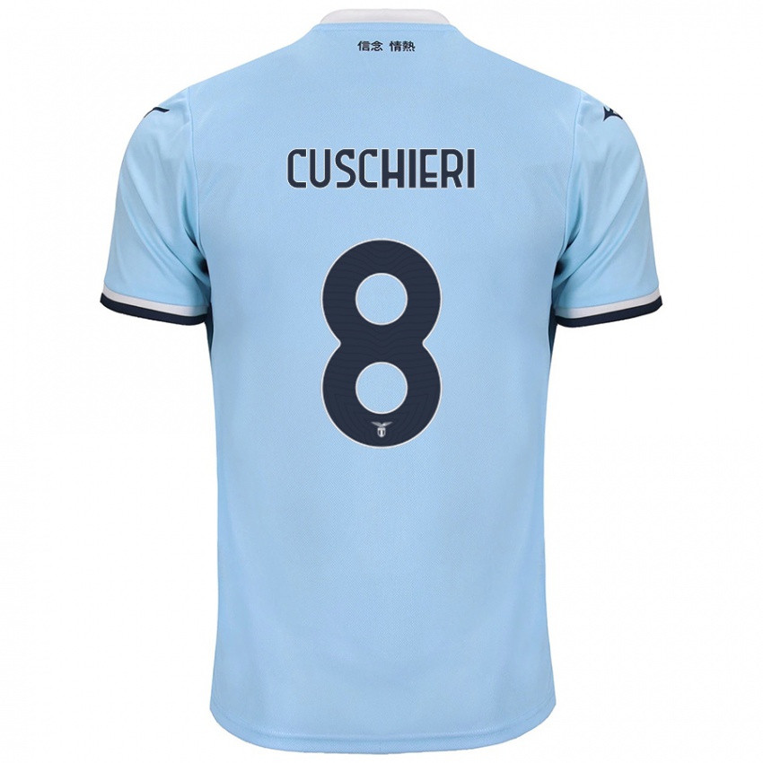 Hombre Camiseta Rachel Cuschieri #8 Azul 1ª Equipación 2024/25 La Camisa Chile