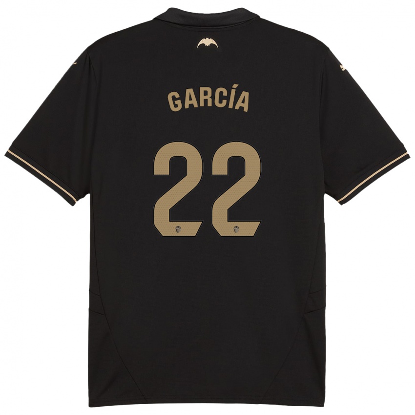 Hombre Camiseta Azael García #22 Negro 2ª Equipación 2024/25 La Camisa Chile