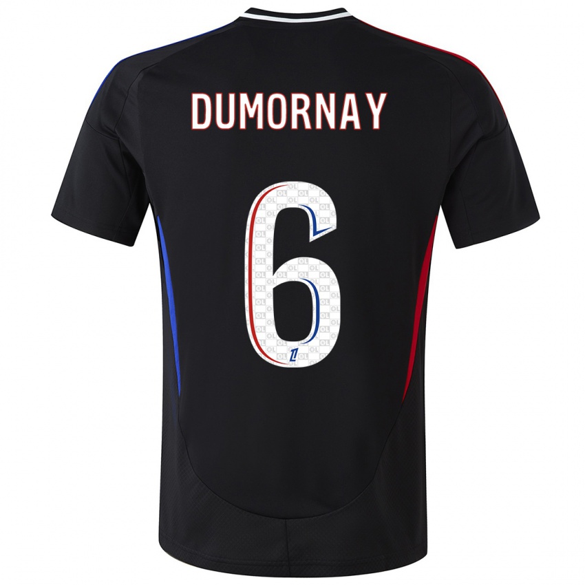 Hombre Camiseta Melchie Dumornay #6 Negro 2ª Equipación 2024/25 La Camisa Chile