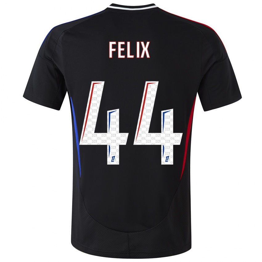 Hombre Camiseta Marley Felix #44 Negro 2ª Equipación 2024/25 La Camisa Chile