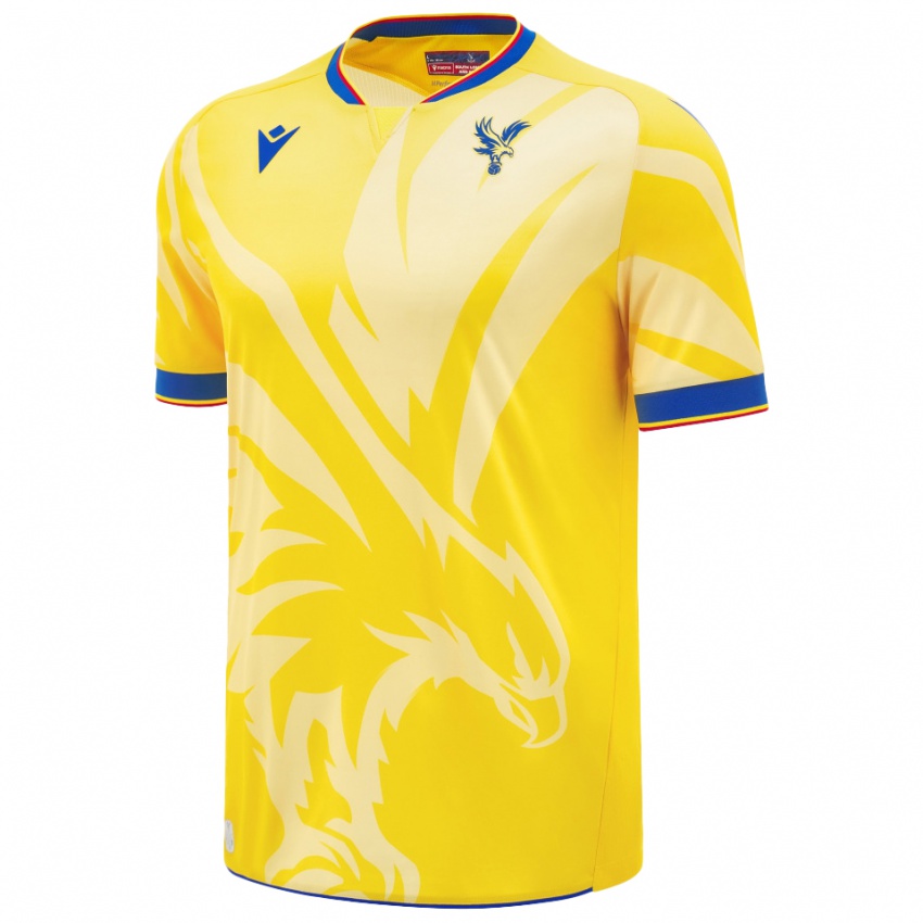 Hombre Camiseta Ademola Ola-Adebomi #53 Amarillo 2ª Equipación 2024/25 La Camisa Chile