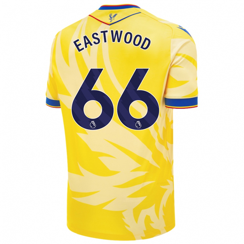 Hombre Camiseta Billy Eastwood #66 Amarillo 2ª Equipación 2024/25 La Camisa Chile