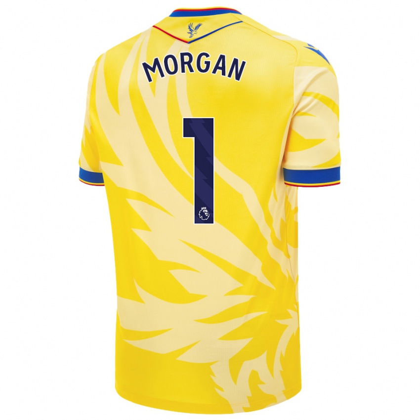 Hombre Camiseta Chloe Morgan #1 Amarillo 2ª Equipación 2024/25 La Camisa Chile