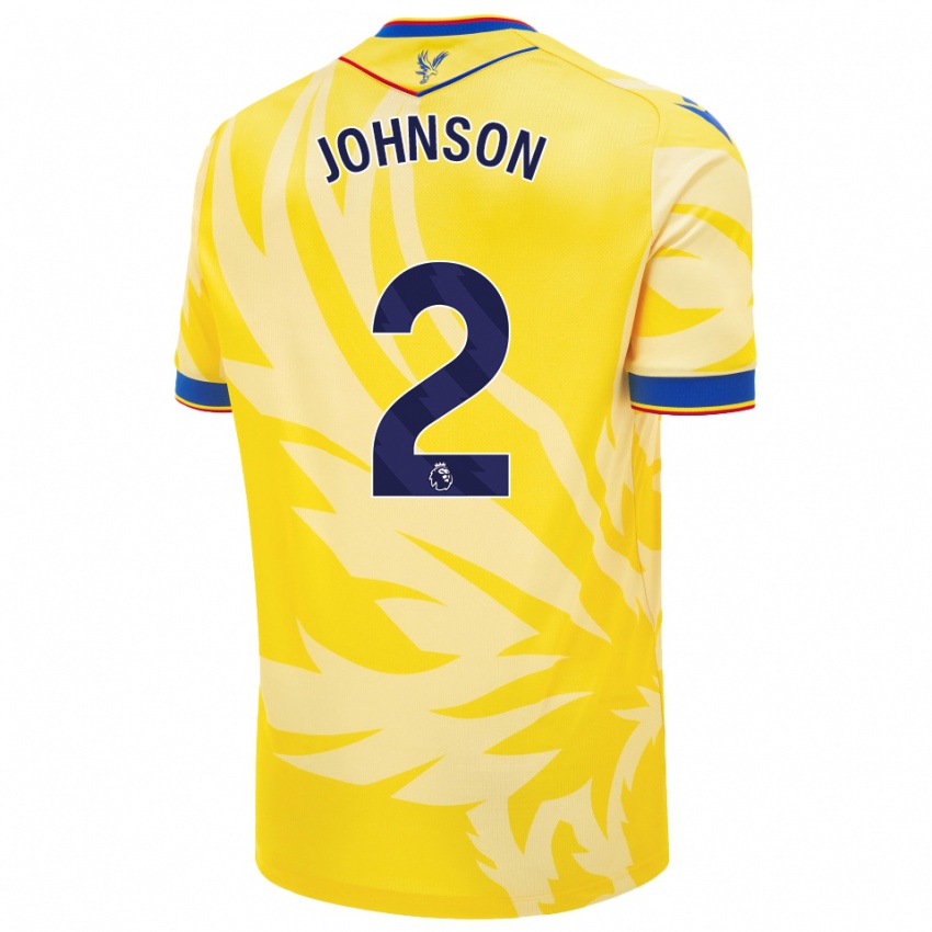 Hombre Camiseta Annabel Johnson #2 Amarillo 2ª Equipación 2024/25 La Camisa Chile