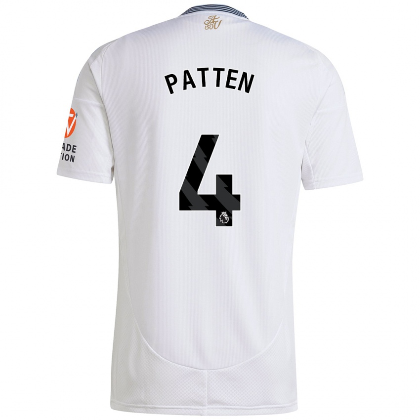 Hombre Camiseta Anna Patten #4 Blanco 2ª Equipación 2024/25 La Camisa Chile