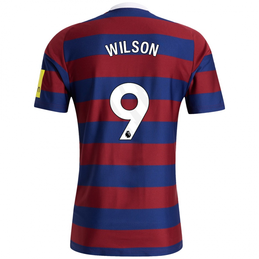 Hombre Camiseta Callum Wilson #9 Burdeos Azul Marino 2ª Equipación 2024/25 La Camisa Chile