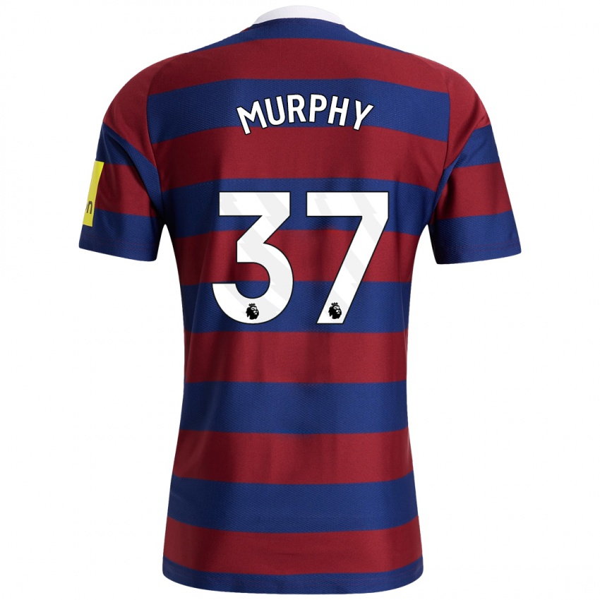 Hombre Camiseta Alex Murphy #37 Burdeos Azul Marino 2ª Equipación 2024/25 La Camisa Chile