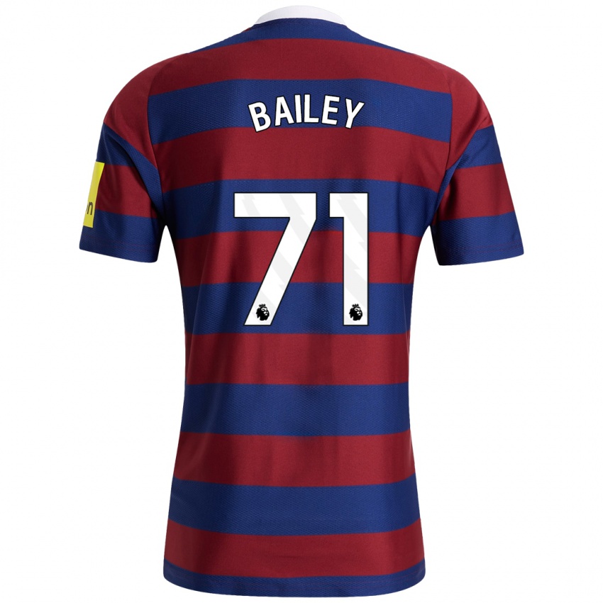 Hombre Camiseta Scott Bailey #71 Burdeos Azul Marino 2ª Equipación 2024/25 La Camisa Chile