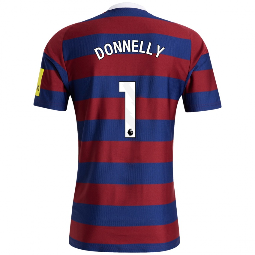 Hombre Camiseta Grace Donnelly #1 Burdeos Azul Marino 2ª Equipación 2024/25 La Camisa Chile