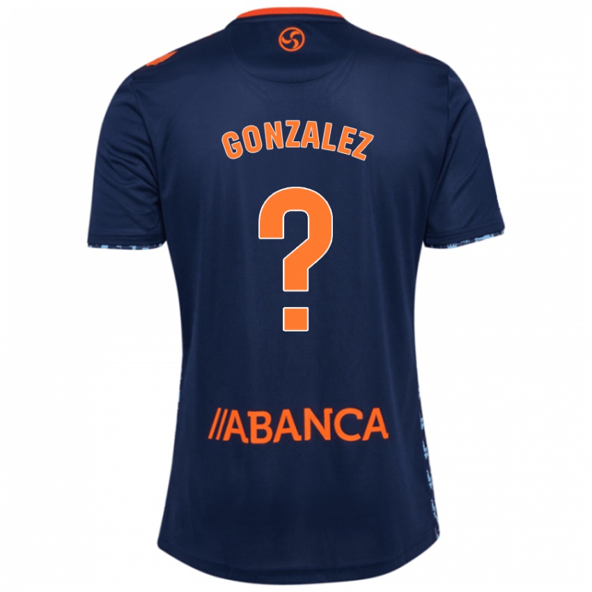 Hombre Camiseta Marcos González #0 Azul Marino 2ª Equipación 2024/25 La Camisa Chile