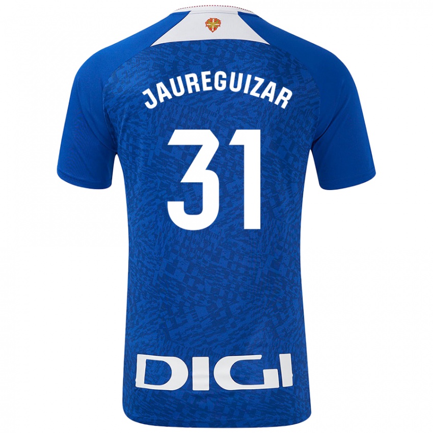 Hombre Camiseta Mikel Jauregizar #31 Azul Real 2ª Equipación 2024/25 La Camisa Chile