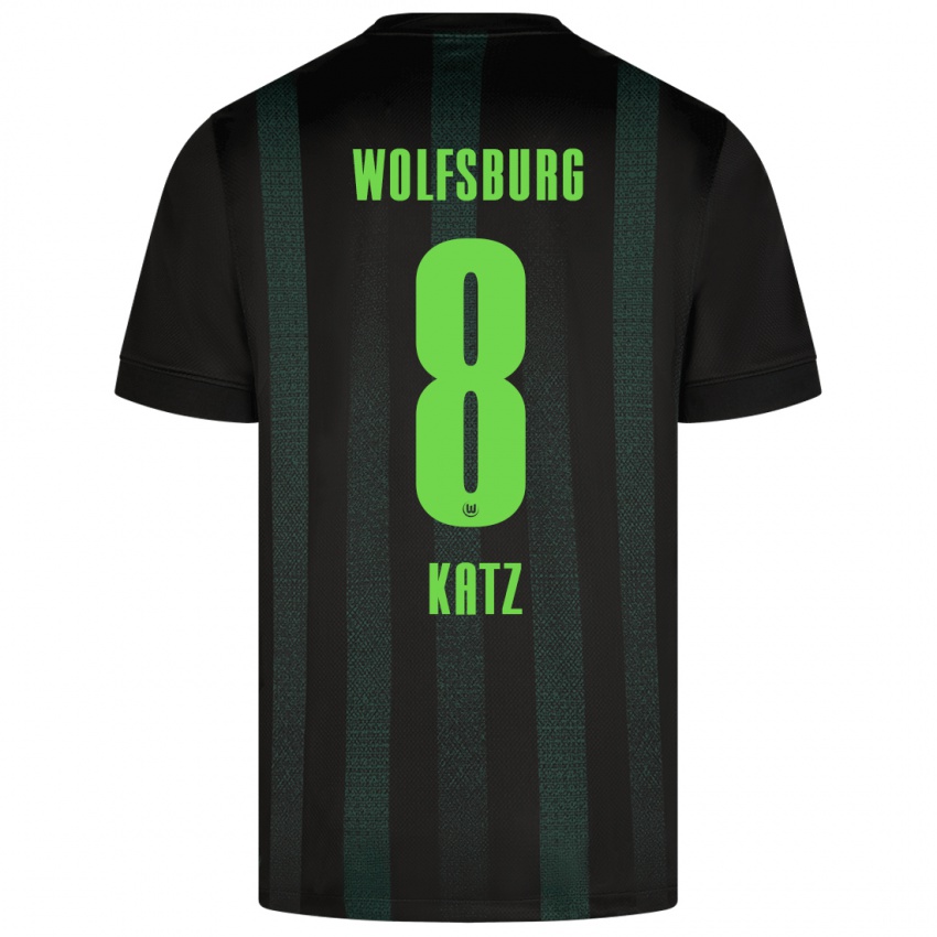 Hombre Camiseta Bruno Katz #8 Verde Oscuro 2ª Equipación 2024/25 La Camisa Chile