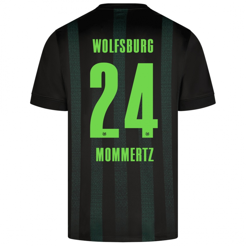 Hombre Camiseta Benjamin Mommertz #24 Verde Oscuro 2ª Equipación 2024/25 La Camisa Chile