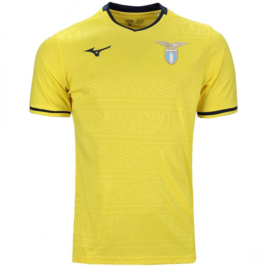 Hombre Camiseta Matteo Guendouzi #8 Amarillo 2ª Equipación 2024/25 La Camisa Chile