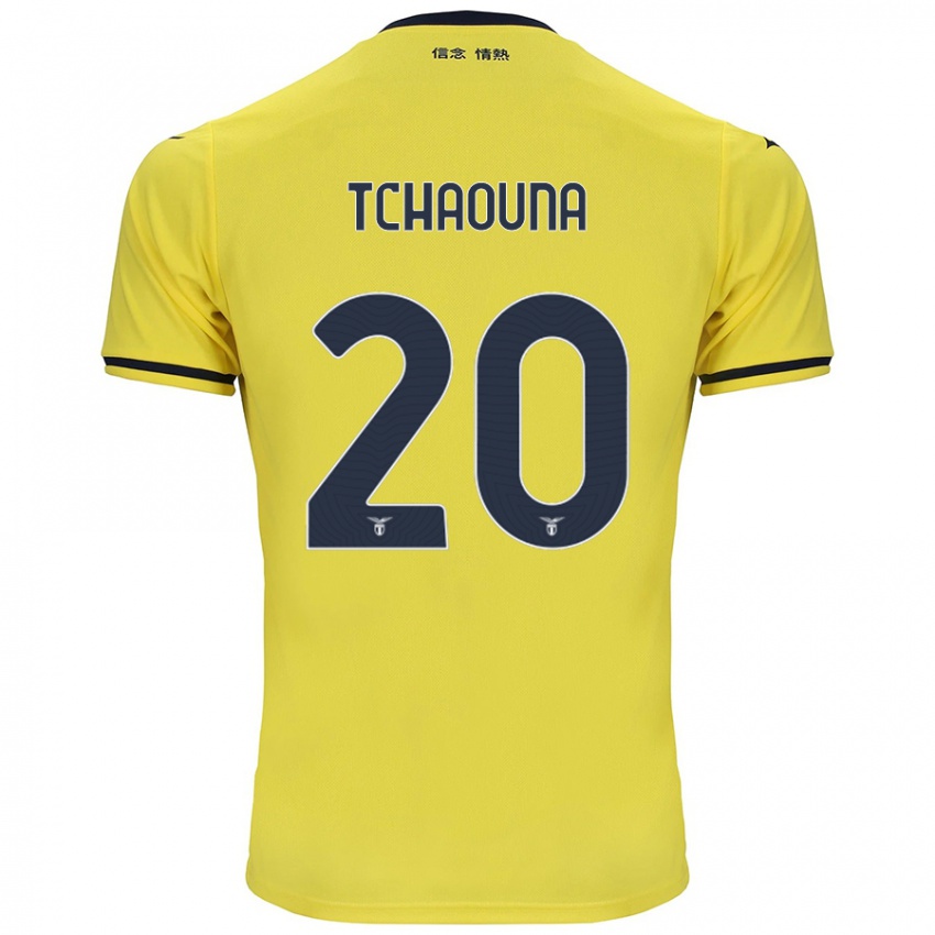 Hombre Camiseta Loum Tchaouna #20 Amarillo 2ª Equipación 2024/25 La Camisa Chile