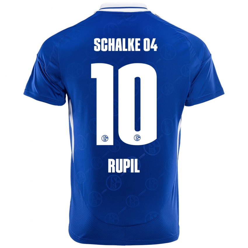 Mujer Camiseta Timothé Rupil #10 Azul Real 1ª Equipación 2024/25 La Camisa Chile