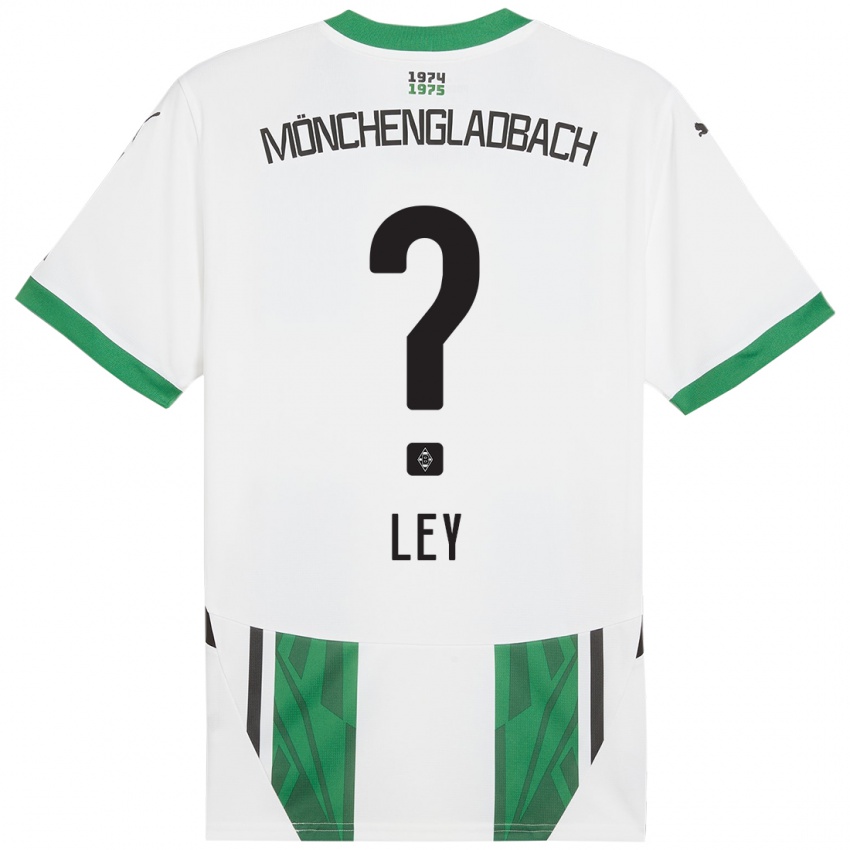 Mujer Camiseta Marlon Ley #0 Blanco Verde 1ª Equipación 2024/25 La Camisa Chile