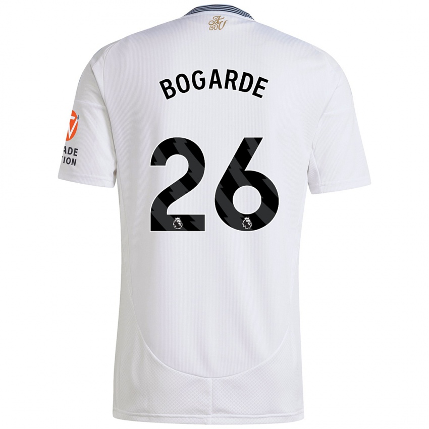 Mujer Camiseta Lamare Bogarde #26 Blanco 2ª Equipación 2024/25 La Camisa Chile