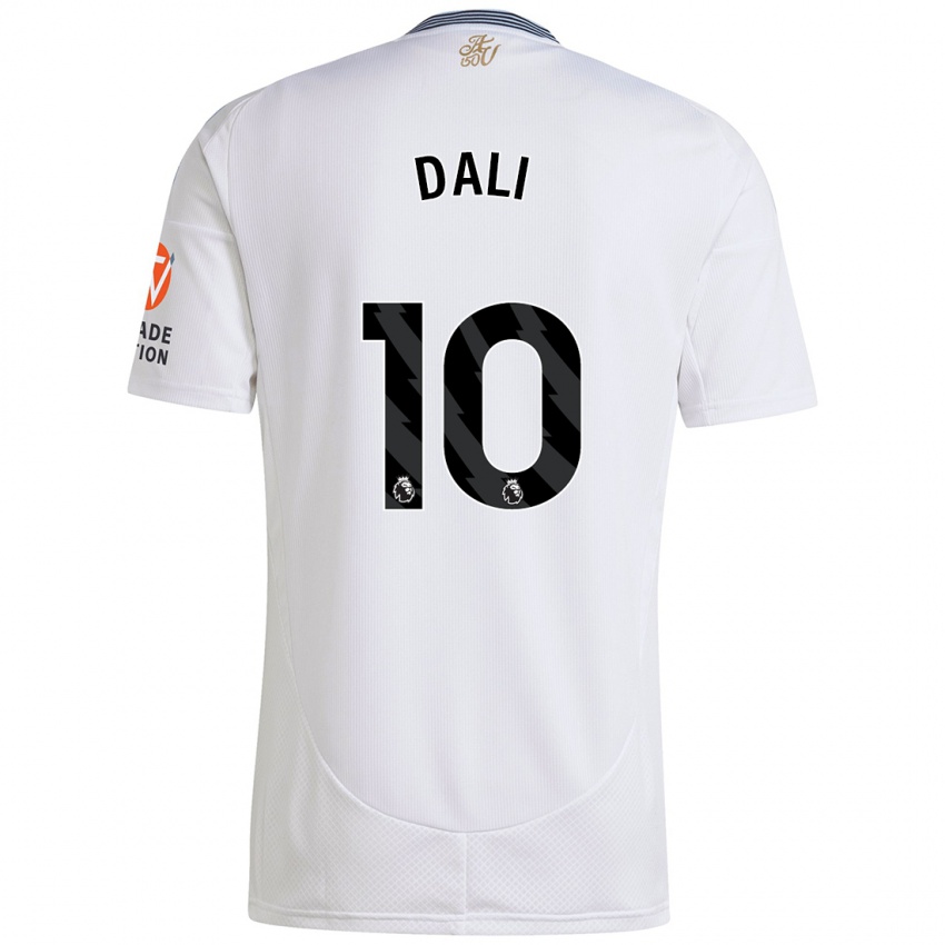 Mujer Camiseta Kenza Dali #10 Blanco 2ª Equipación 2024/25 La Camisa Chile