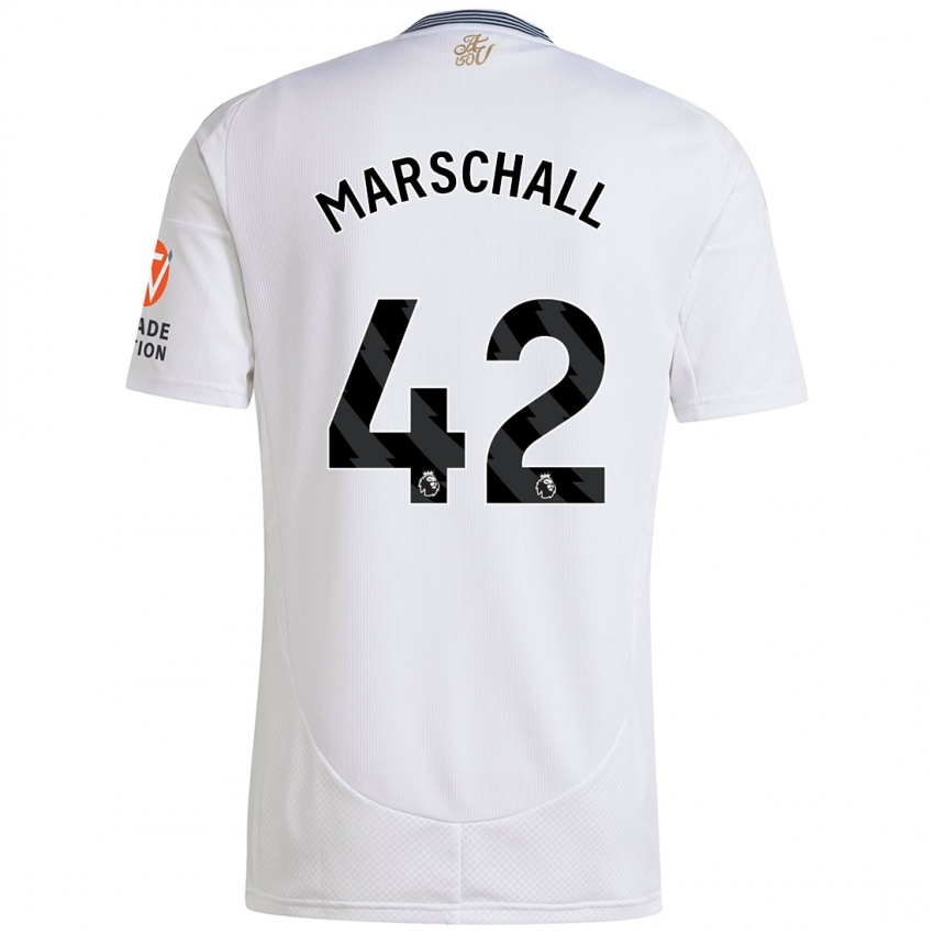 Mujer Camiseta Filip Marschall #42 Blanco 2ª Equipación 2024/25 La Camisa Chile