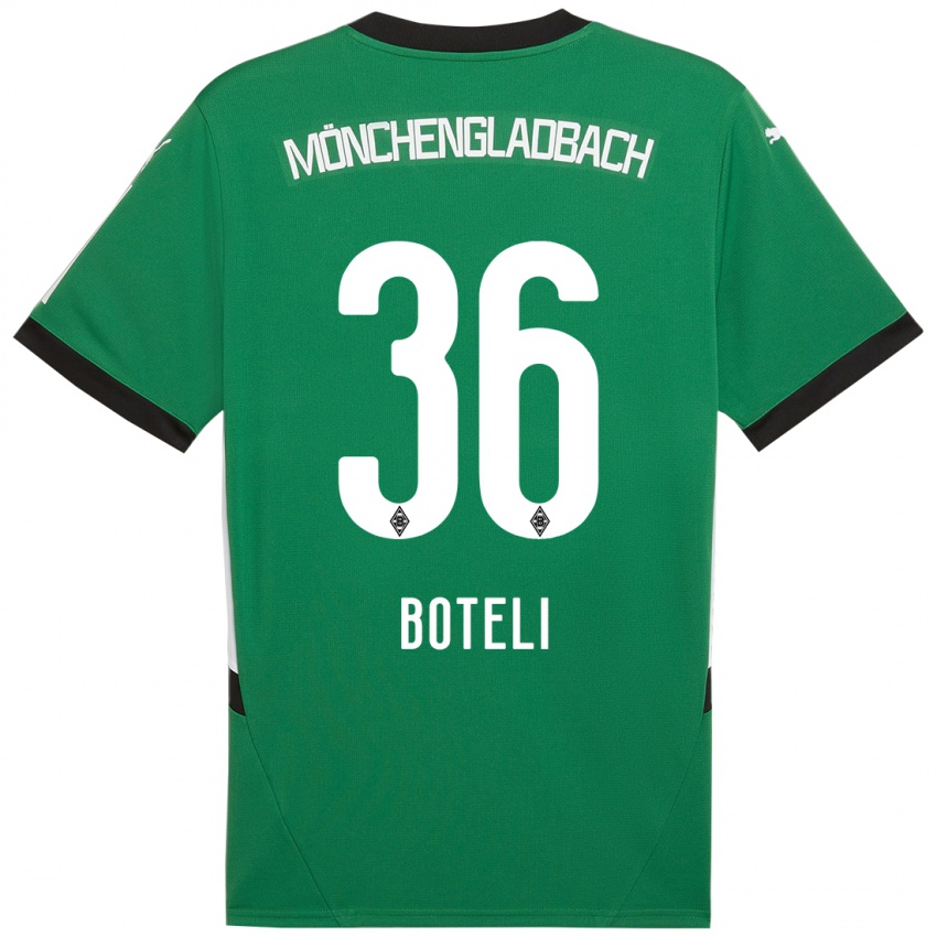 Mujer Camiseta Winsley Boteli #36 Verde Blanco 2ª Equipación 2024/25 La Camisa Chile