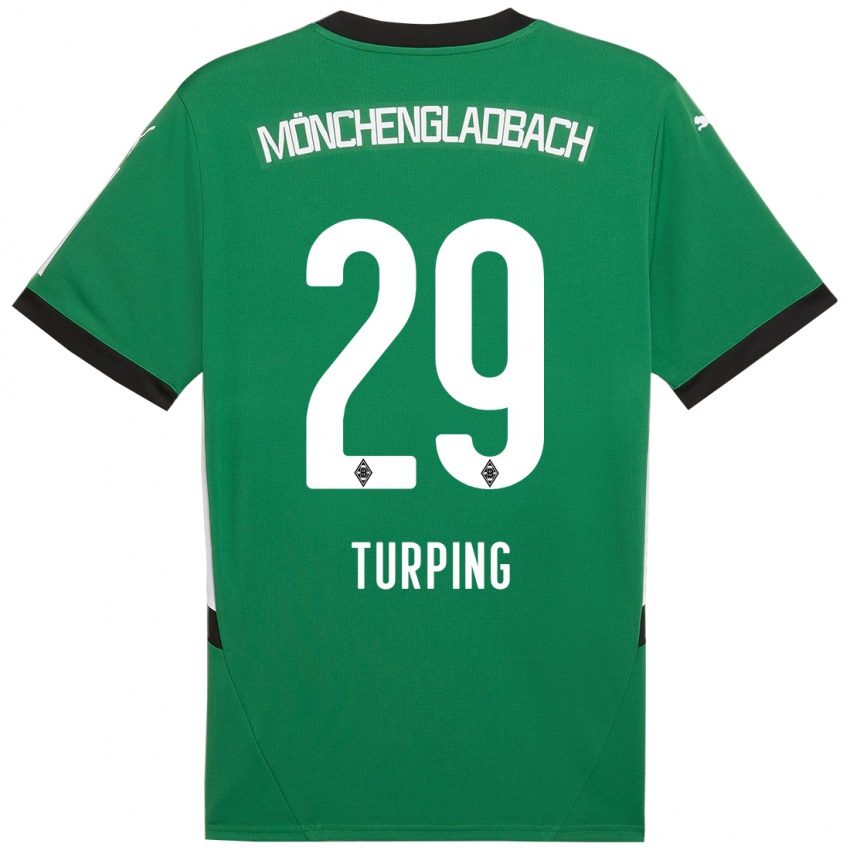 Mujer Camiseta Selim Turping #29 Verde Blanco 2ª Equipación 2024/25 La Camisa Chile