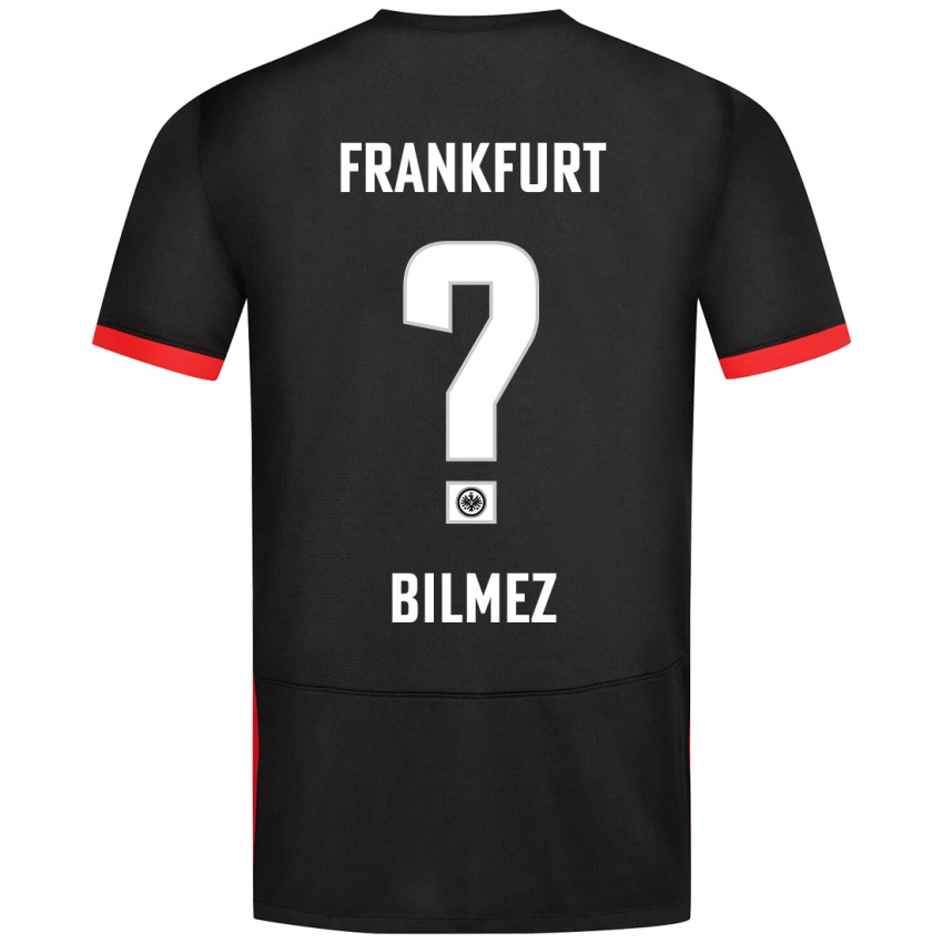 Mujer Camiseta Attila Bilmez #0 Negro 2ª Equipación 2024/25 La Camisa Chile