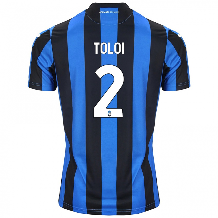 Niño Camiseta Rafael Tolói #2 Azul Negro 1ª Equipación 2024/25 La Camisa Chile