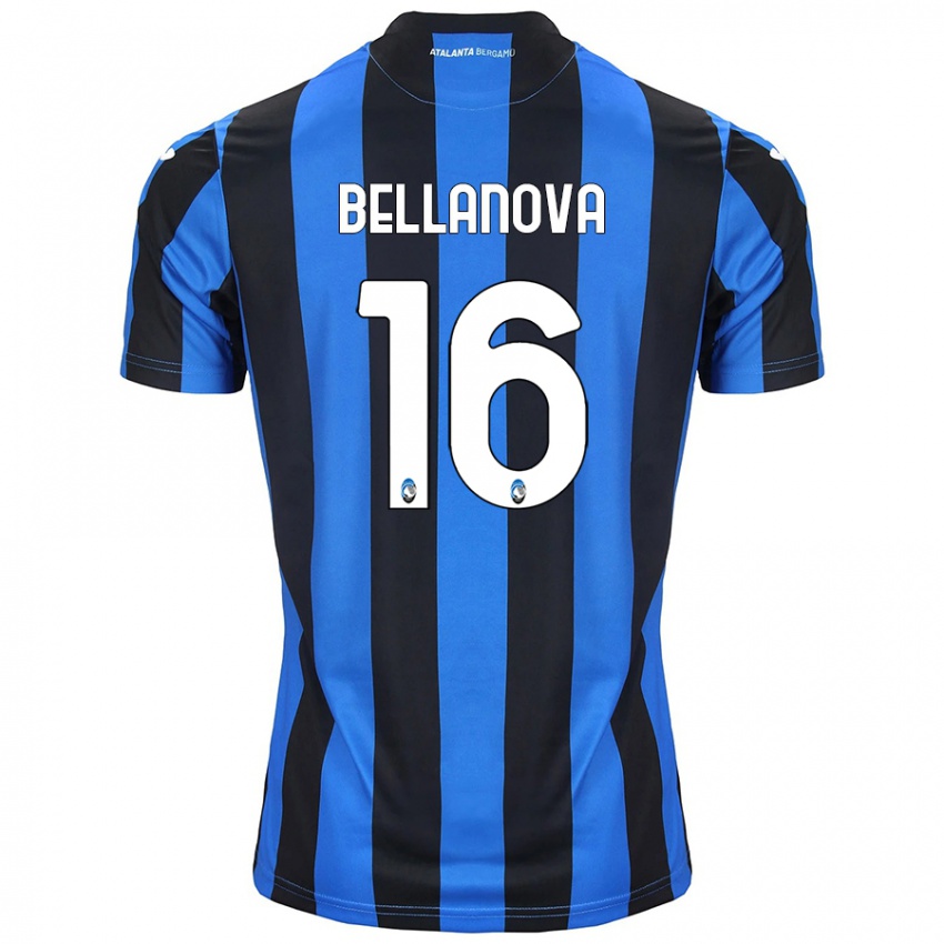 Niño Camiseta Raoul Bellanova #16 Azul Negro 1ª Equipación 2024/25 La Camisa Chile