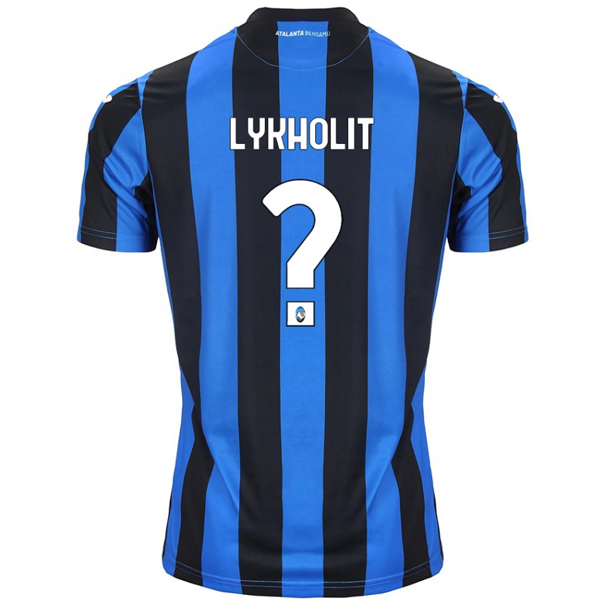 Niño Camiseta Ivan Lykholit #0 Azul Negro 1ª Equipación 2024/25 La Camisa Chile