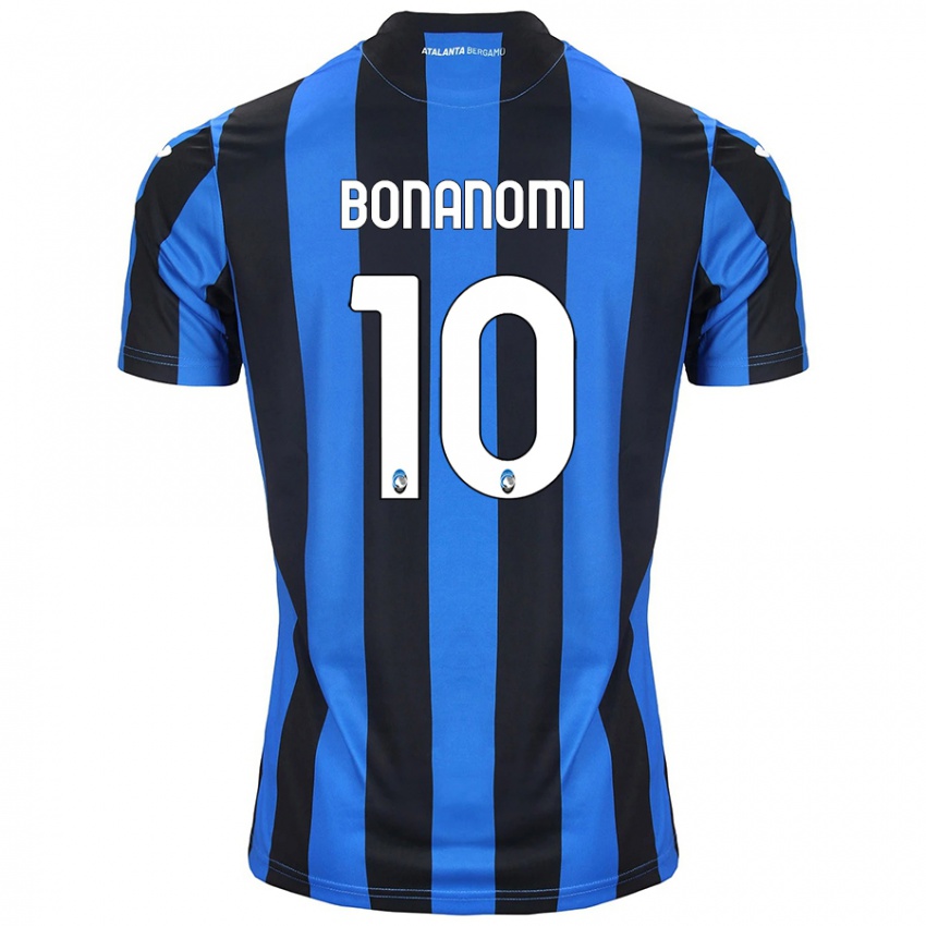 Niño Camiseta Andrea Bonanomi #10 Azul Negro 1ª Equipación 2024/25 La Camisa Chile