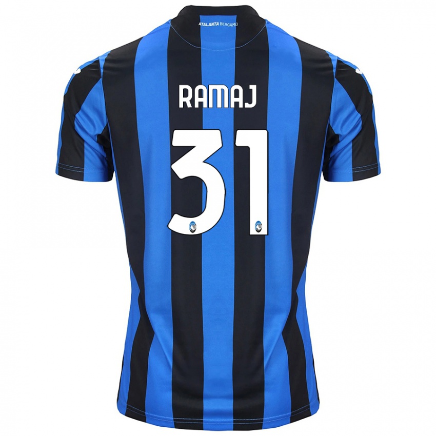 Niño Camiseta Gabriel Ramaj #31 Azul Negro 1ª Equipación 2024/25 La Camisa Chile