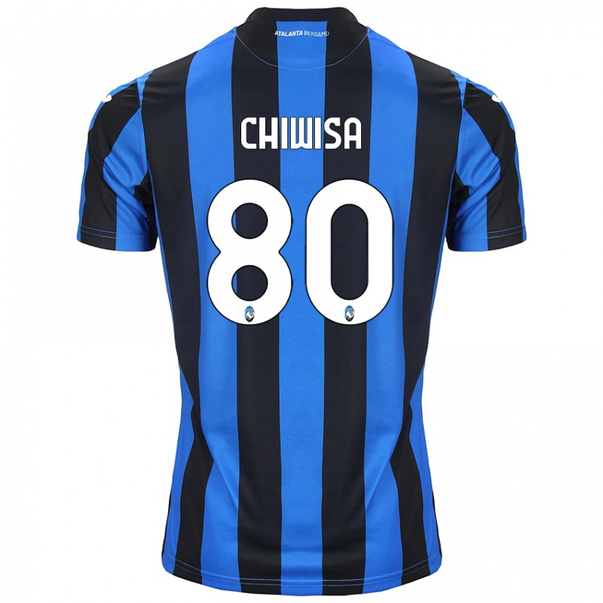 Niño Camiseta Mannah Chiwisa #80 Azul Negro 1ª Equipación 2024/25 La Camisa Chile