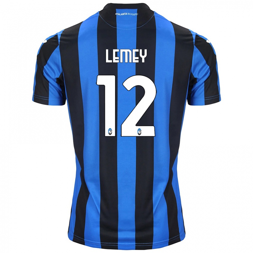 Niño Camiseta Diede Lemey #12 Azul Negro 1ª Equipación 2024/25 La Camisa Chile