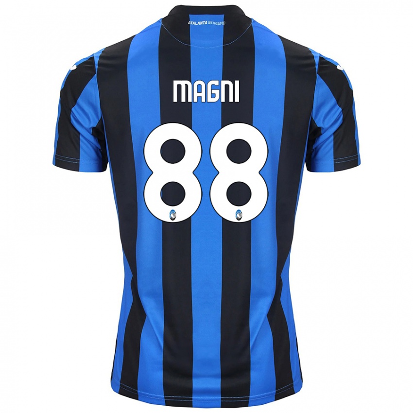 Niño Camiseta Gloria Magni #88 Azul Negro 1ª Equipación 2024/25 La Camisa Chile