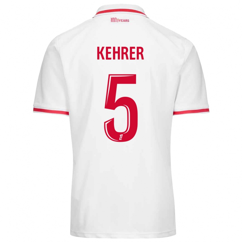 Niño Camiseta Thilo Kehrer #5 Blanco Rojo 1ª Equipación 2024/25 La Camisa Chile