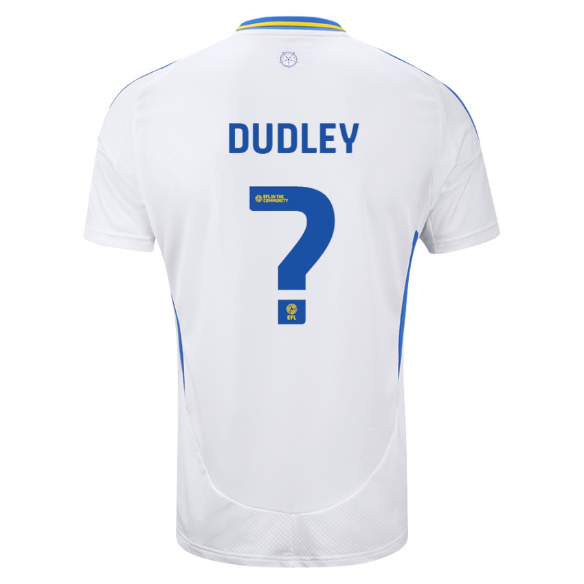 Niño Camiseta Louie Dudley #0 Blanco Azul 1ª Equipación 2024/25 La Camisa Chile